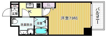 大阪府大阪市北区大淀中３ 福島駅 1K マンション 賃貸物件詳細
