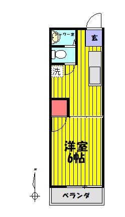 第３寿ハウス 2階 1K 賃貸物件詳細