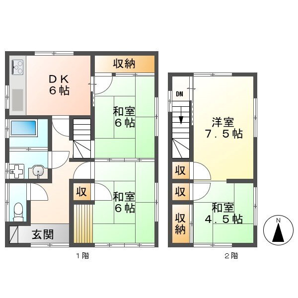 岐阜県岐阜市岩崎 4DK 一戸建て 賃貸物件詳細