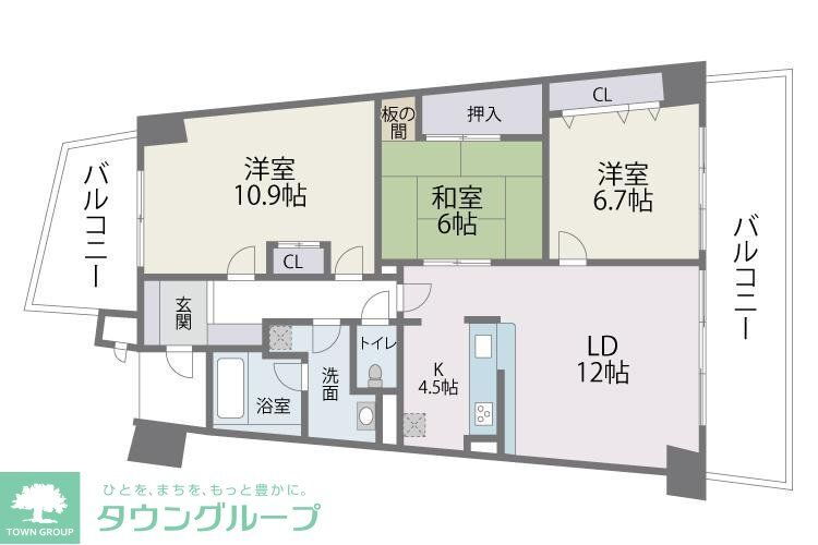 アイランドシティインフィニガーデンサウス 14階 3LDK 賃貸物件詳細