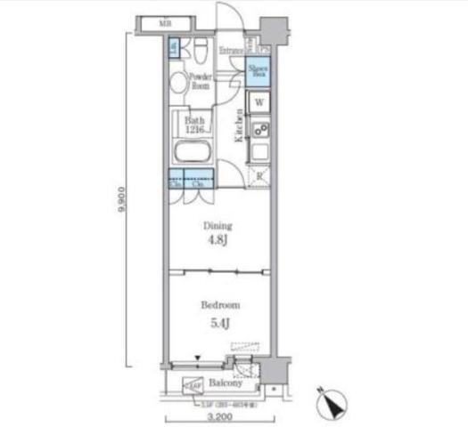 東京都渋谷区東３ 恵比寿駅 1DK マンション 賃貸物件詳細