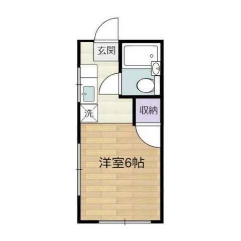 ハイツ白澤 2階 ワンルーム 賃貸物件詳細