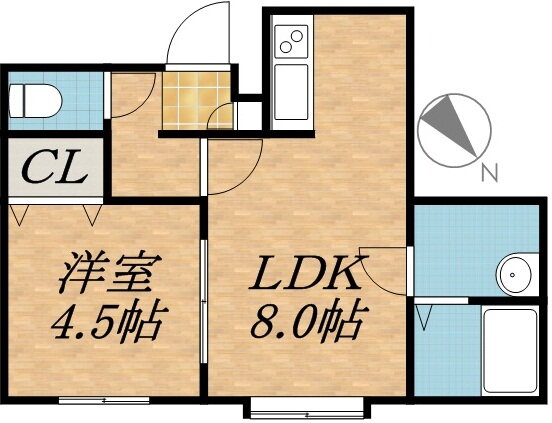 北海道札幌市豊平区美園二条５ 白石駅 1LDK アパート 賃貸物件詳細