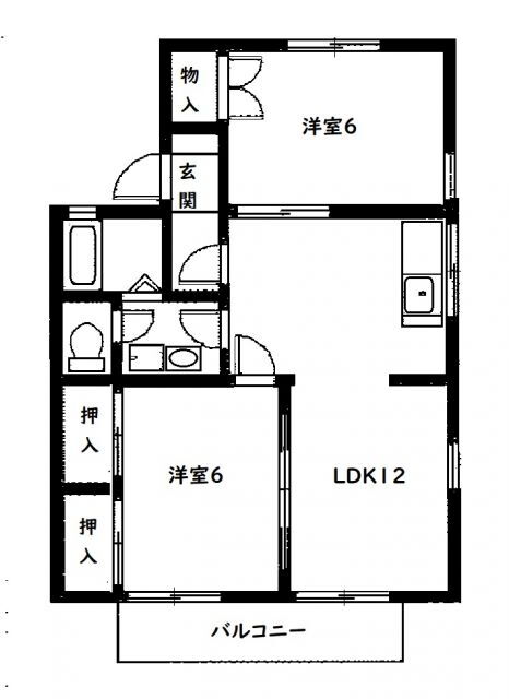 ドエルエイト２ 2階 2LDK 賃貸物件詳細