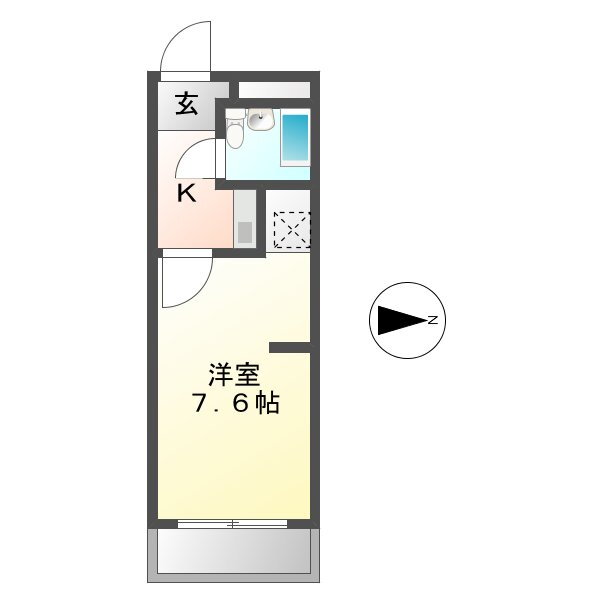 岐阜県岐阜市月ノ会町２ 田神駅 1K マンション 賃貸物件詳細