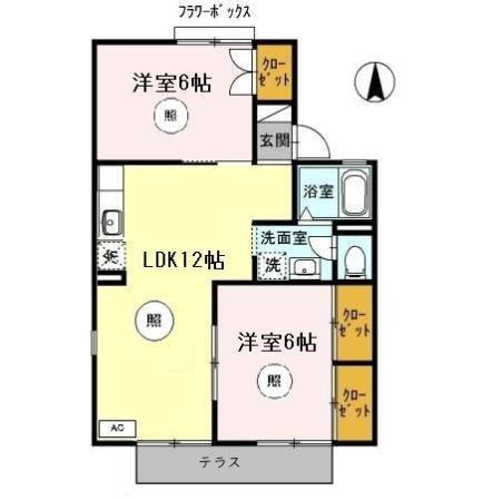 兵庫県姫路市野里 京口駅 2LDK アパート 賃貸物件詳細
