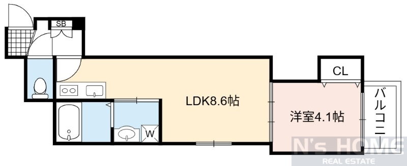 大阪府東大阪市森河内西１ 放出駅 1LDK アパート 賃貸物件詳細
