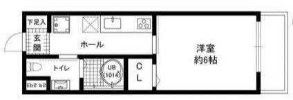 東京都北区田端４ 田端駅 1K アパート 賃貸物件詳細