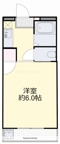 岡山県岡山市北区学南町２ 法界院駅 1K マンション 賃貸物件詳細