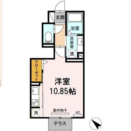 愛知県岡崎市大和町字桑子 西岡崎駅 ワンルーム アパート 賃貸物件詳細