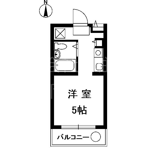 カサベラ岡本 5階 ワンルーム 賃貸物件詳細