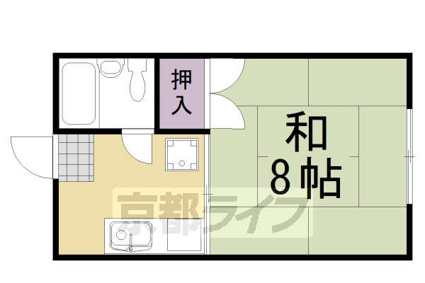 京都府京都市西京区川島有栖川町 桂駅 1K マンション 賃貸物件詳細