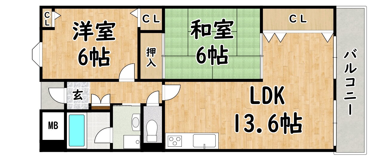 大阪府大阪市平野区西脇２ 平野駅 2LDK マンション 賃貸物件詳細