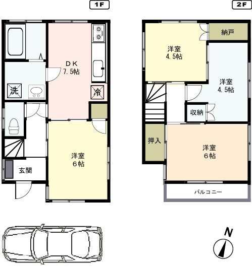 東京都大田区南馬込６ 西馬込駅 3LDK 一戸建て 賃貸物件詳細