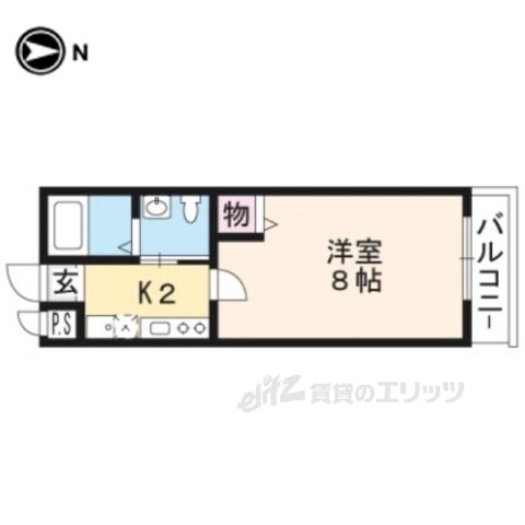 京都府京都市北区紫竹西栗栖町 北大路駅 1K マンション 賃貸物件詳細