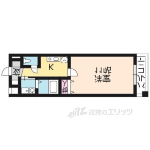 京都府京都市西京区御陵南荒木町 桂駅 1K マンション 賃貸物件詳細