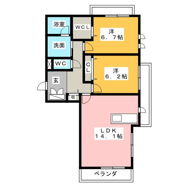 愛知県名古屋市西区城西５ 浄心駅 2LDK マンション 賃貸物件詳細