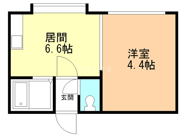 ノースクリエイト麻生Ａ 1階 1DK 賃貸物件詳細