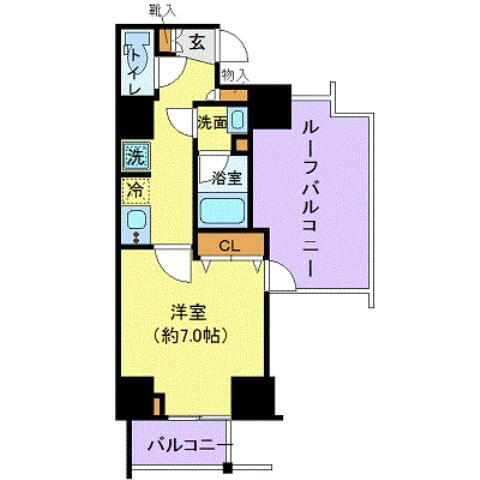 東京都港区赤坂２ 赤坂駅 1K マンション 賃貸物件詳細