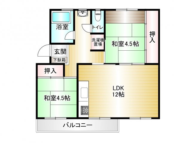 神奈川県横浜市神奈川区片倉１ 片倉町駅 2LDK マンション 賃貸物件詳細