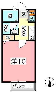 岡山県倉敷市水江 球場前駅 1K アパート 賃貸物件詳細