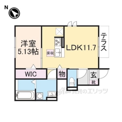 滋賀県甲賀市水口町城内 水口城南駅 1LDK アパート 賃貸物件詳細