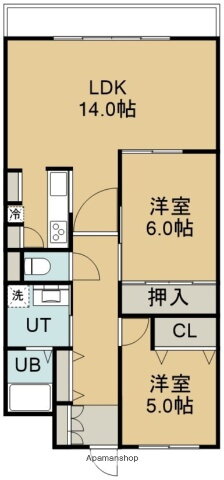 北海道函館市弁天町 大町駅 2LDK マンション 賃貸物件詳細