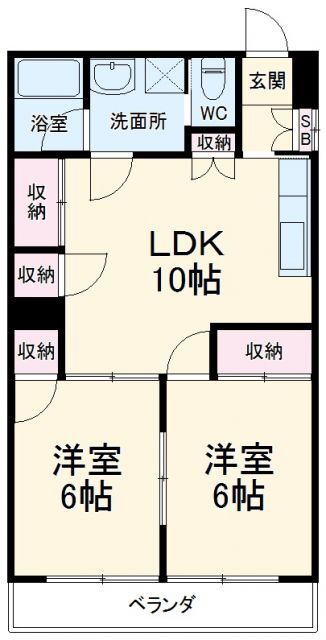 埼玉県富士見市関沢２ 鶴瀬駅 2LDK マンション 賃貸物件詳細