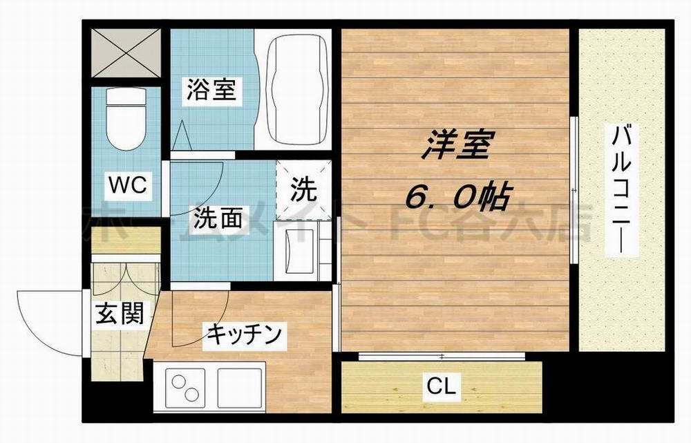 大阪府大阪市西区本田１ 西長堀駅 1K マンション 賃貸物件詳細