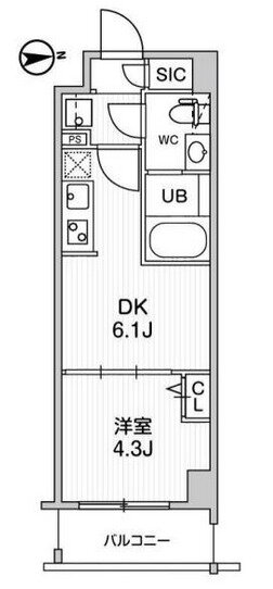 東京都墨田区墨田４ 八広駅 1DK マンション 賃貸物件詳細