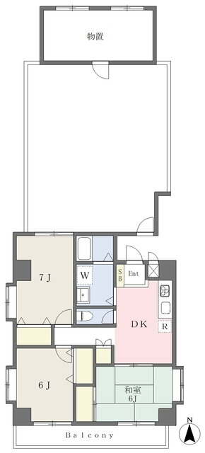 愛媛県松山市木屋町２ 本町四丁目駅 3DK マンション 賃貸物件詳細