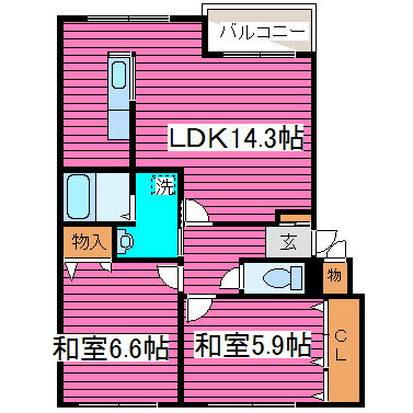 北海道札幌市北区篠路三条８ 篠路駅 2LDK マンション 賃貸物件詳細