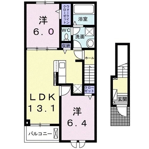 埼玉県加須市諏訪１ 加須駅 2LDK アパート 賃貸物件詳細