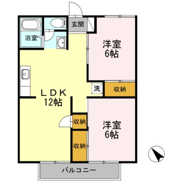 神奈川県大和市代官２ 高座渋谷駅 2LDK アパート 賃貸物件詳細