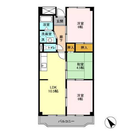 茨城県牛久市栄町２ 牛久駅 3LDK アパート 賃貸物件詳細