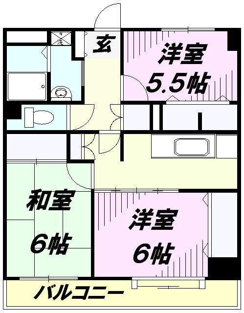 埼玉県入間市豊岡１ 入間市駅 3K マンション 賃貸物件詳細