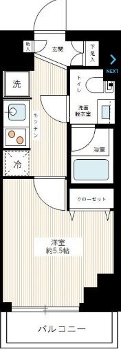 東京都足立区日ノ出町 北千住駅 1K マンション 賃貸物件詳細