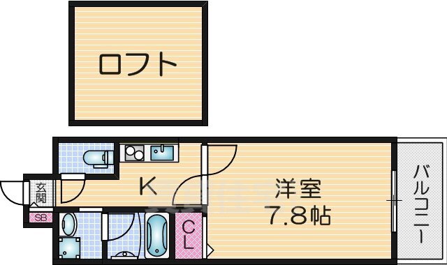 大阪府大東市住道２ 住道駅 1K マンション 賃貸物件詳細