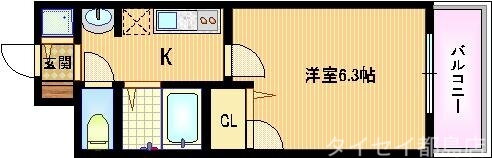 大阪府大阪市旭区大宮４ 千林大宮駅 1K マンション 賃貸物件詳細