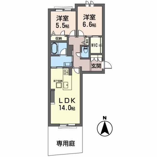 奈良県奈良市法華寺町 新大宮駅 2LDK アパート 賃貸物件詳細