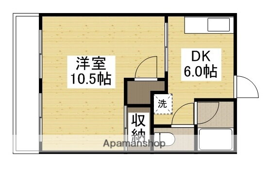 岡山県倉敷市上東 中庄駅 1DK アパート 賃貸物件詳細