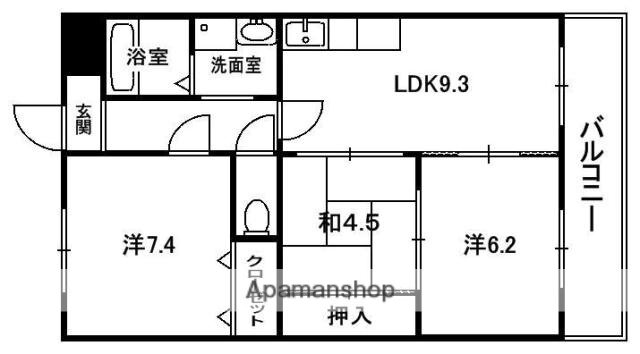 京都府相楽郡精華町大字菱田小字十ノ坪 狛田駅 3LDK マンション 賃貸物件詳細