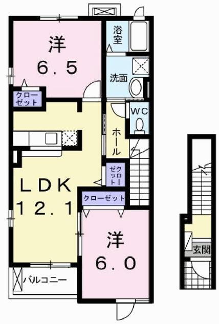 兵庫県加東市下滝野１ 滝野駅 2LDK アパート 賃貸物件詳細