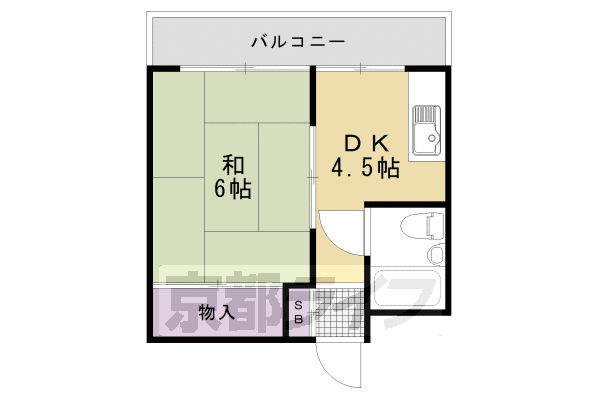 京都府長岡京市馬場見場走り 長岡京駅 1DK マンション 賃貸物件詳細