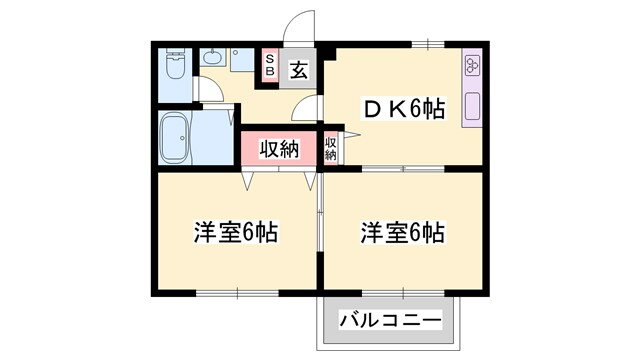 兵庫県赤穂市北野中 坂越駅 2DK アパート 賃貸物件詳細