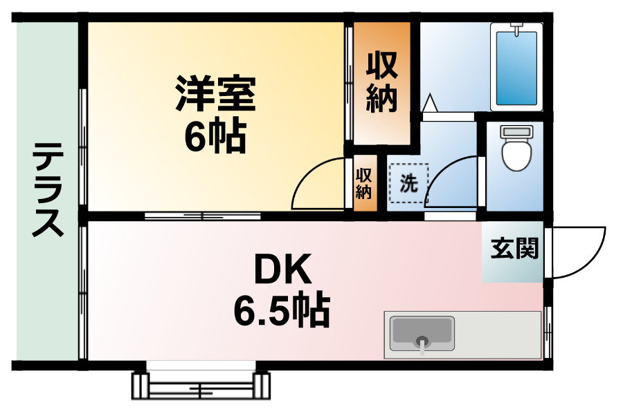 千葉県大網白里市大網 大網駅 1DK アパート 賃貸物件詳細