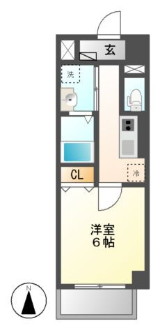 愛知県名古屋市北区城見通１ 黒川駅 1K マンション 賃貸物件詳細