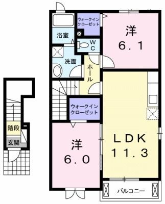 千葉県市原市郡本４ 八幡宿駅 2LDK アパート 賃貸物件詳細