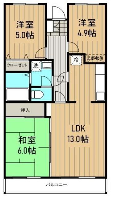 リバーサイドヒルズ 2階 3LDK 賃貸物件詳細