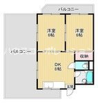 兵庫県尼崎市尾浜町１ 立花駅 2DK マンション 賃貸物件詳細